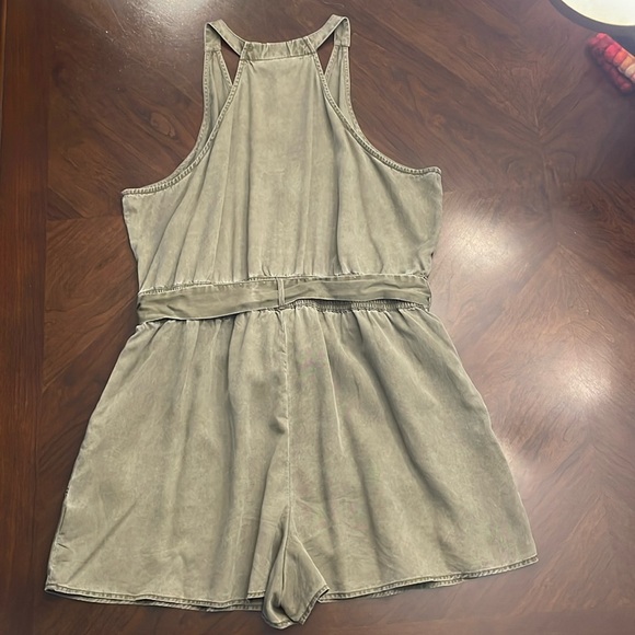 Brushed Twill Romper by Express - Picture 13 of 16